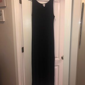 Black maxi dress never worn